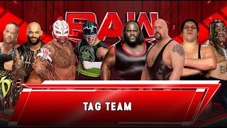 WWE  | Team High Flyers vs Team Monster | 8 Man Tag Team Match