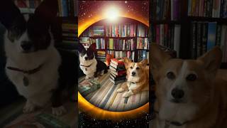 Happy #Eclipse Day! #BookTube #Eclipse2024 #CorgiLife #BookLover #CorgiNation  #Bookish