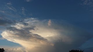 Exploding Mushroom Cloud Rolls Into My Location - Sky Watch 09/07/2016