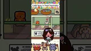 Lola buy a new hamster💖😚✨🐹🐹#tocaboca #viral #shorts