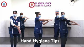 Hand Washing Steps | Dr. Adarsh Heart & Superspeciality Hospital Amritsar