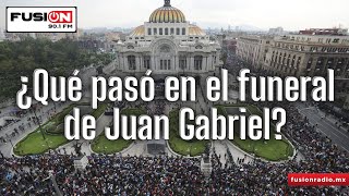 ¿Qué pasó en el funeral de Juan Gabriel?