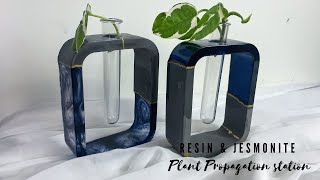 How To Make a RESIN & JESMONITE Plant Propagation Station