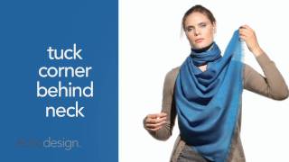 Echo Design How to Tie a Scarf #8 - The Draped Wrap.mov