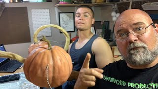 Working on the pumpkin creatures again