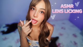 ASMR LET ME LICK YOUR FACE, DEIXA EU LAMBER SEU ROSTINHO #LENSLICKING