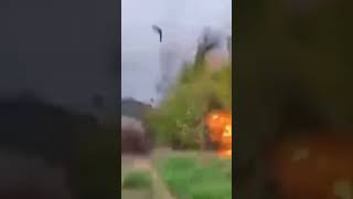 When a Russian Kamaz loaded with ammunition is attacked by Ukrainians