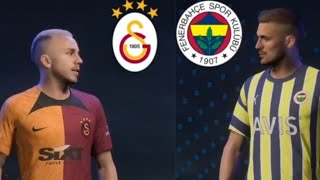 GALATASARAY & FENERBAHÇE ! YENİ TRANSFERLERLE SEZONUN İLK DERBİSİ. FIFA 23