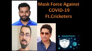 Mask Force : Cricketers Promoting Use Of Homemade Mask