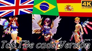 Top 1 De cada versión y sus características [Inglés°ESPAÑOL°brasil ] ~ Sword of Chaos