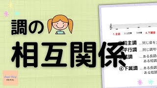 【受験のための楽典基礎】同主調・平行調・属調・下属調～調の相互関係～