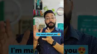 Mad At You😡 vs Mad About You 😍 What's The Difference #shorts  #short #viral