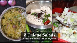 3 Unique Salads | Simple Salads for Everyone