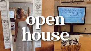 TEACHER VLOG | classroom set up + open house/meet the teacher night