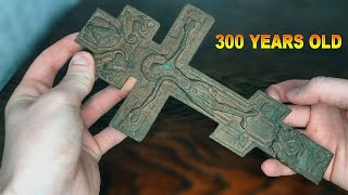 INCREDIBLE Restoration Of An Ancient Cross. Antiques