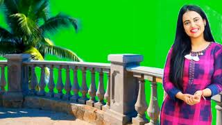 Green Screen HD 1080P. Girl Video | Green Screen background video