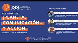 29/09 PLENARIA 1:  ¡Planeta, comunicación… y acción!