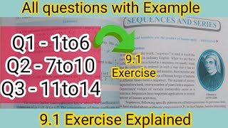 Sequence and Series | Exercise 9.1 | Explained | Class 11 | CBSE Board | by Mathmatual Tutorial