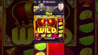 TOP SYMBOL WIN On JUICY FRUITS!! (BONUS BUYS) #slots #casino #juicyfruits #shorts