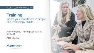 Training: Where your investment in people and technology collide