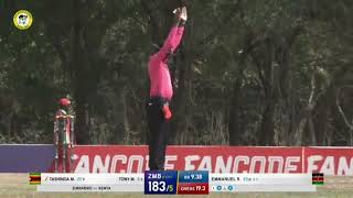 Tashinga Musekiwa 39 runs off just 9 balls vs Kenya (Africa games , Ghana)