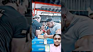 Larratt showed true strength on right hand #armwrestling #devonlarrat #viral #shorts