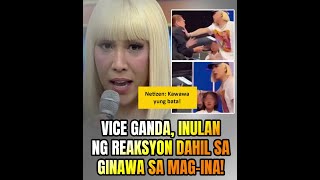 Vice Ganda, inulan ng reaksyon dahil sa ginawa sa mag-ina