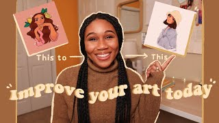 ⭐️ How to REALLY improve your art 🌟 Tips that helped me that can help YOU