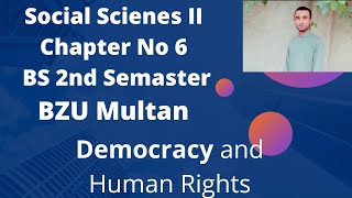 Human rights and Democracy Social Science II BZU multan