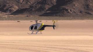 RC Chopper At Rabbit Lakebed  25+  MPH Wind