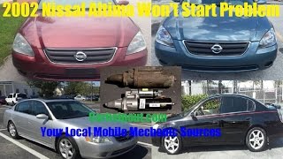 Mobile Mechanic Tips 27: 2002 Nissan Altima Will Not Start Starter Solenoid Problems