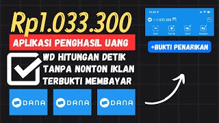 Belum Viral💸 Aplikasi Penghasil Uang Saldo Dana Tercepat 2024 Terbukti Membayar | Apk Penghasil Dana