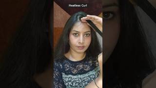 2 min Heatless curly wave hack | Curl hair without heating tool #shorts #viralshorts #heatlesscurls