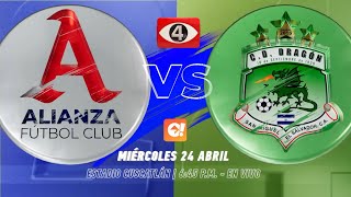 Canal 4 TCS LMF El Salvador 2024 Alianza FC vs CD Dragón (Jornada 19) Anuncio