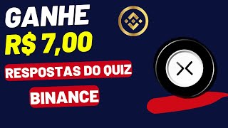 ⚠️URGENTE  GANHE R$7 , NO NOVO APRENDE E GANHE DA BINANCE  , RESPOSTAS DAS QUESTOES