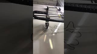 Robot drawing cartoon character