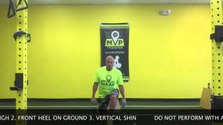 Rear Elevated Split Squat or Bulgarian Split Squat Exercise