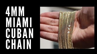 4mm Miami Cuban Chain