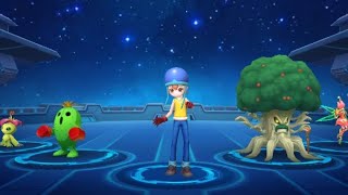 Digimon mobile game :  Digital Realms Virtual Cyber  -  Nature Team in Challenge Mode