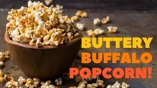 Buttery Buffalo Popcorn