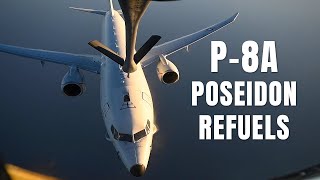 U.S. Navy P-8A Poseidon Refuels