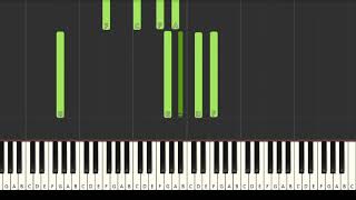 Jamie Foxx - I Got A Woman (G minor) [Synthesia] (Piano tutorial)