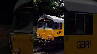 GBRf 66789 Passing Trimley station going to Felixstowe port #trimley #class66 #gbrf #shorts #train