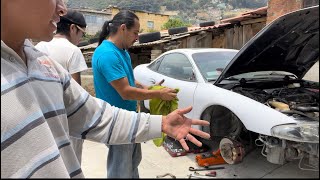 Hoy cambiaron amortiguadores y resortes de el proyecto de Ángel. Gracias a Remy 🙏🏽