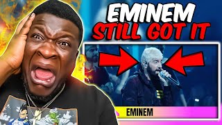 EMINEM SHUTS DOWN THE 2024 VMA'S | Eminem - "Houdini" / "Somebody Save Me" | 2024 VMAs (REACTION)