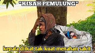 Kisah pemulung yang memilukan,tetap Kerja meski Sakit