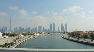 Dubai view from bridge