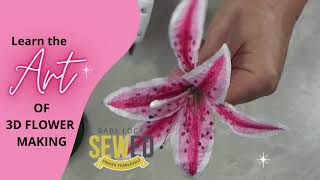 The Art of 3D Flower Making !!!