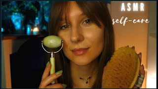 ASMR po polsku 🌙 twój rytuał self-care 🧖🏻‍♀️ SPA przed snem ROLEPLAY (masaż głowy & twarzy, szept)