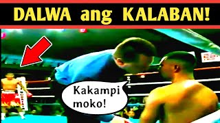 PINOY  DALWA  ang  KALABAN!  AMERICAN BOXER BADTRIP AYAW DIN SA GINAGAWA NG REFEREE